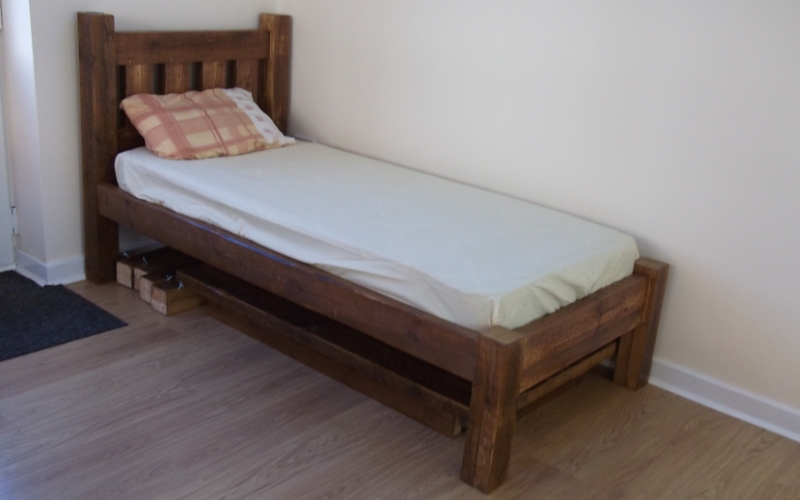 Rustic Single Bed